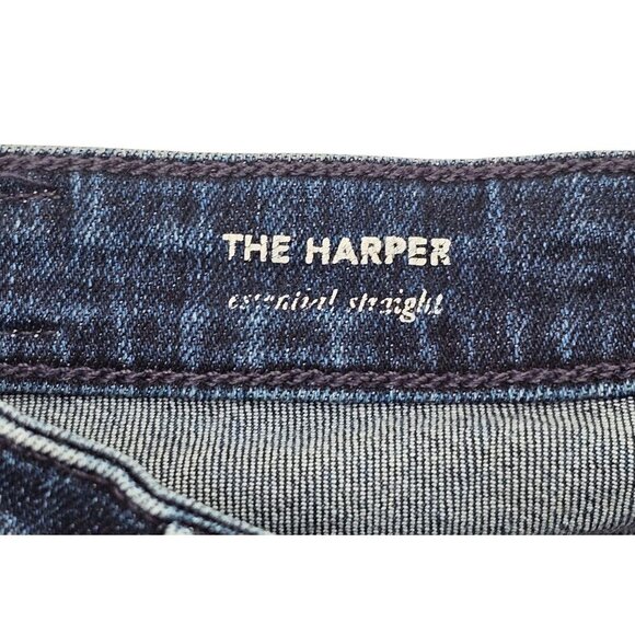 Women's - AG Adriano Goldschmied The Harper Straight Leg Jeans, Size 25R - Picture 5 of 7